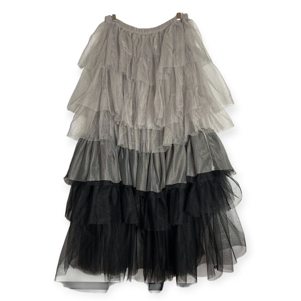 Free People Tulle Much Tiered Layer Half Slip Skirt SIZE M Boho Festival NWT - Picture 6 of 10